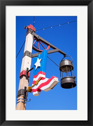 Framed Cowboy Boot, Scottsdale, Phoenix, Arizona, USA Print