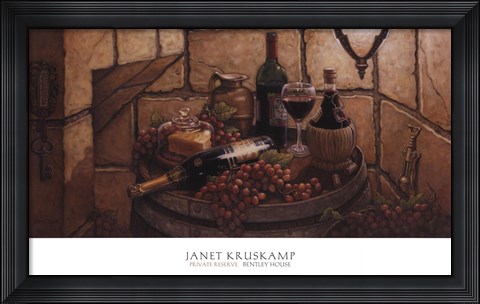 Framed Private Reserve Print