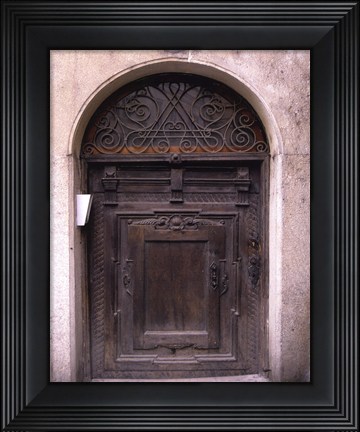 Framed Prague Door IV Print