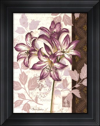 Framed Chelsea Purple II Print