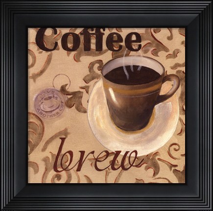 Framed Coffee Brew Print