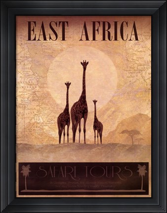 Framed East Africa Print