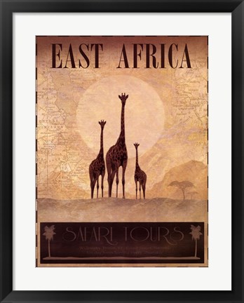 Framed East Africa Print