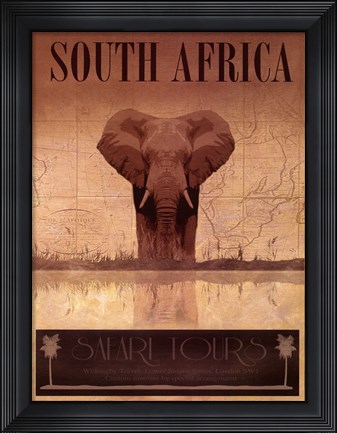 Framed South Africa Print