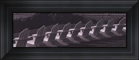 Framed Block Island Chairs II Print