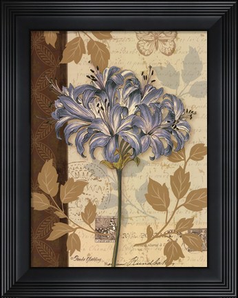 Framed Chelsea Blue I - mini Print