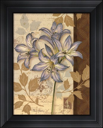 Framed Chelsea Blue II - mini Print