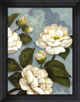Framed Camellias Print