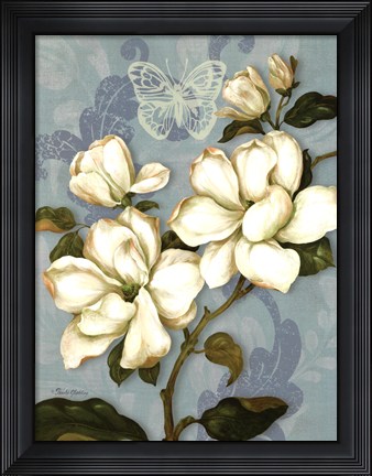 Framed Magnolias Print