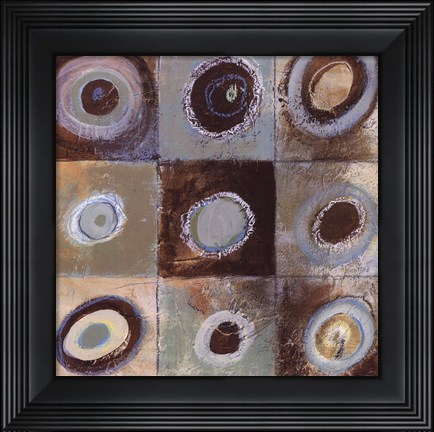 Framed Abstract Earth I - mini Print