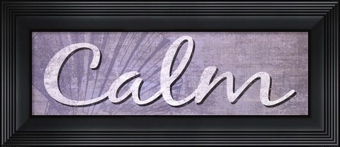 Framed Calm Print