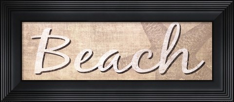 Framed Beach Print