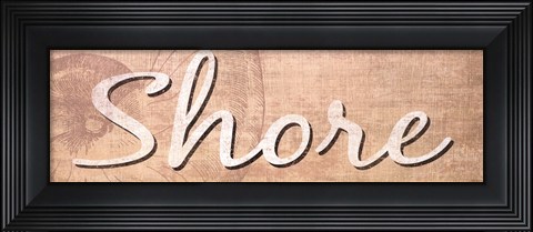 Framed Shore Print