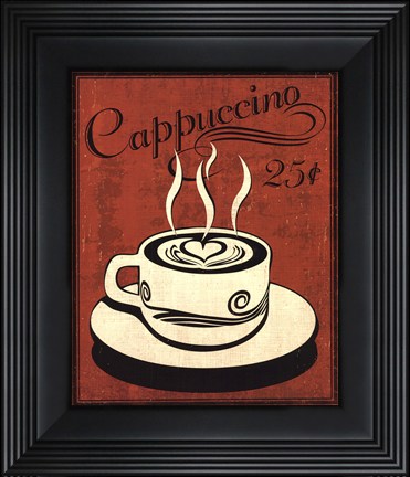 Framed Retro Coffee III Print