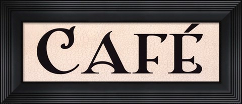Framed Café I Print