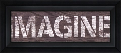 Framed Imagine Print