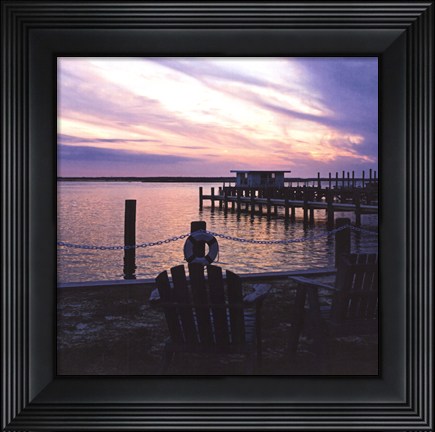 Framed Dockside Park I Print