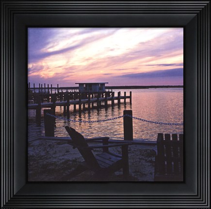 Framed Dockside Park II Print