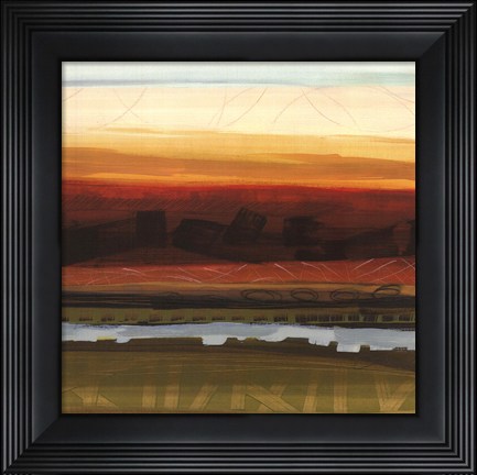 Framed Skyline Square II - Mini Print
