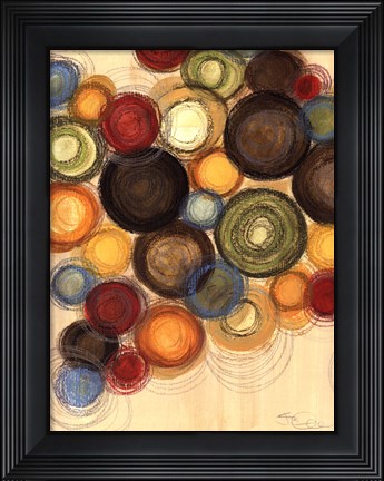 Framed Colorful Whimsy II Print