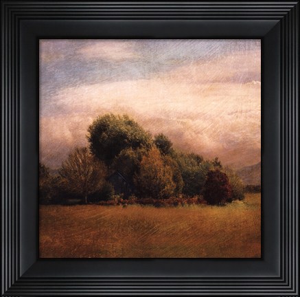 Framed Autumn Horizon I Print