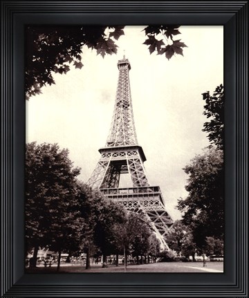Framed Eiffel Tower I Print