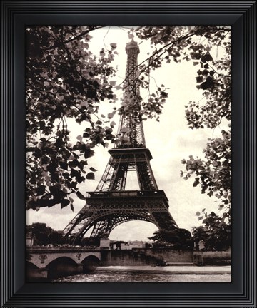 Framed Eiffel Tower II Print