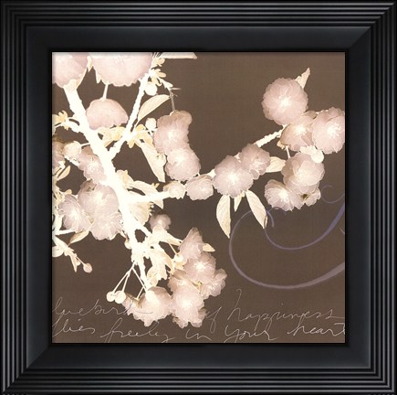 Framed Wishes &amp; Leaves II Print