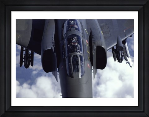Framed McDonnell Douglas F-4E Phantom II Jet Fighter Print