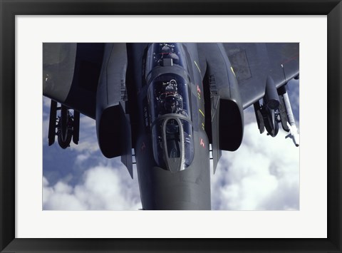 Framed McDonnell Douglas F-4E Phantom II Jet Fighter Print