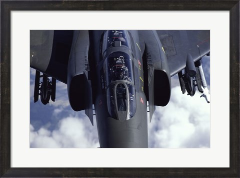 Framed McDonnell Douglas F-4E Phantom II Jet Fighter Print