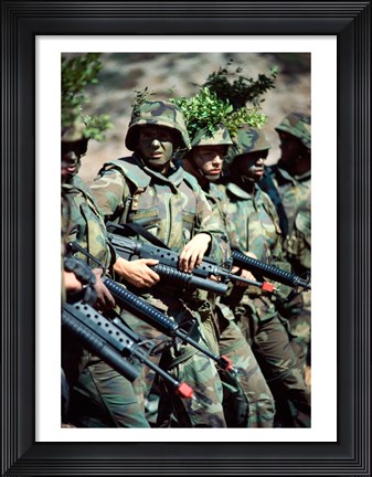 Framed US Marines Print