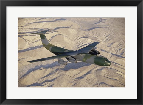 Framed Lockheed C-141B Starlifter Cargo Plane Print