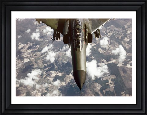 Framed McDonnell Douglas F-4E Phantom II Jet Fighter Print
