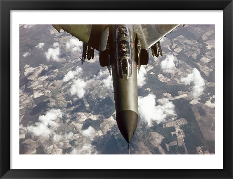 Framed McDonnell Douglas F-4E Phantom II Jet Fighter Print