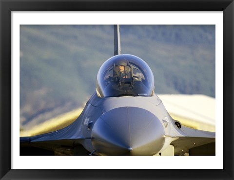 Framed F-16 Fighter Jet US Air Force Print