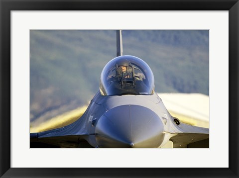 Framed F-16 Fighter Jet US Air Force Print