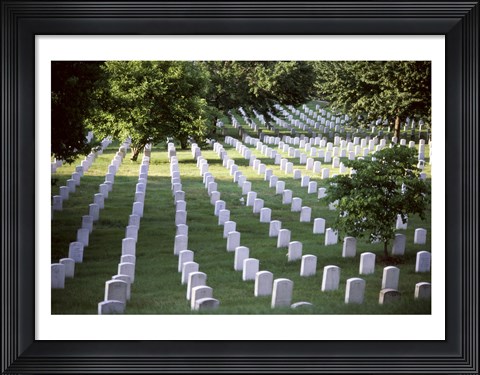 Framed Arlington National Cemetery Arlington Virginia USA Print