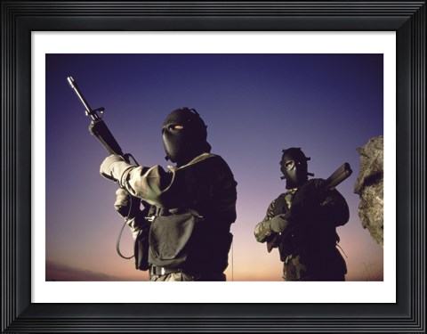 Framed SWAT Team  United States Military Print