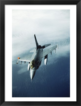 Framed General Dynamics F-16 Falcon Jet Fighter Print