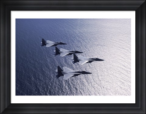 Framed F-15 Fighters US Air Force Print