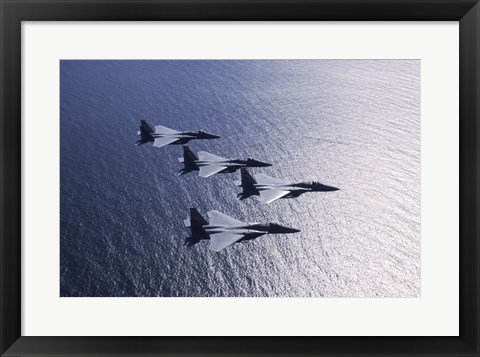 Framed F-15 Fighters US Air Force Print