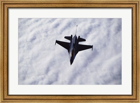 Framed U.S. Air Force F-16 in the air Print