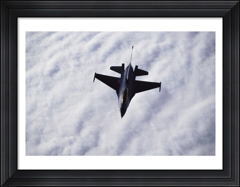 Framed U.S. Air Force F-16 in the air Print