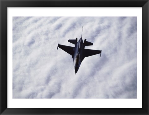 Framed U.S. Air Force F-16 in the air Print