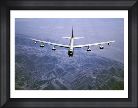 Framed U.S. Air Force B-52 Bomber Print