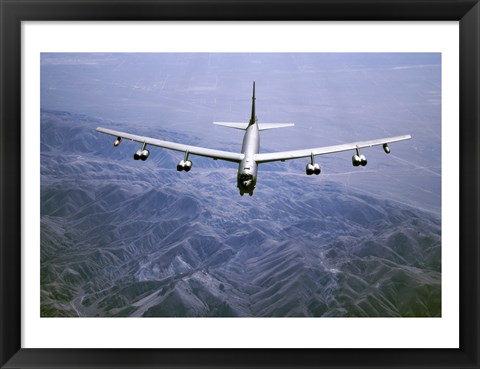 Framed U.S. Air Force B-52 Bomber Print