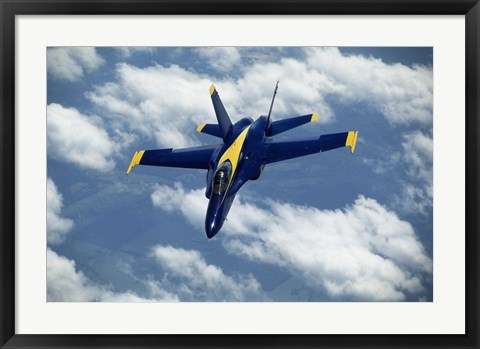 Framed Blue Angels F-18 Hornet Print