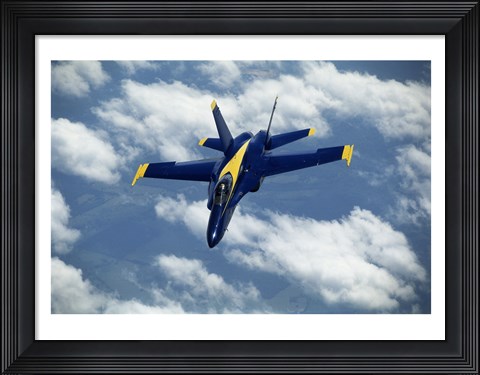 Framed Blue Angels F-18 Hornet Print
