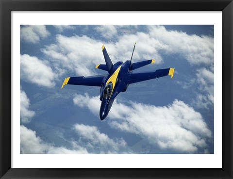 Framed Blue Angels F-18 Hornet Print